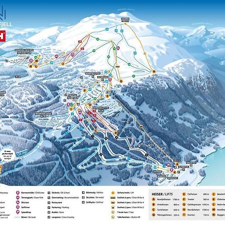 Ski In/Out, Amazing Views, 3 Bedrooms Noresund Ngoại thất bức ảnh